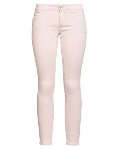 Twenty Easy By Kaos Woman Jeans Blush Size 31 Cotton, Polyester, Elastane In Pink