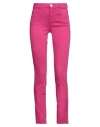 Twenty Easy By Kaos Woman Jeans Magenta Size 27 Cotton, Tencel, Polyester, Elastane