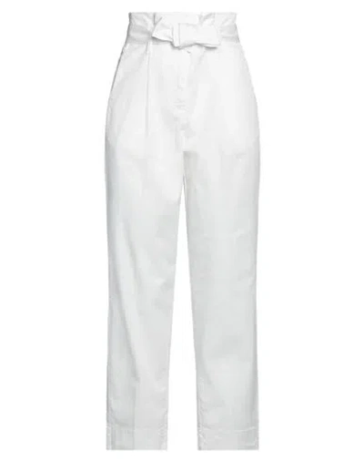 Twenty Easy By Kaos Woman Jeans White Size 28 Cotton, Elastane