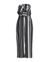 Twenty Easy By Kaos Woman Jumpsuit Black Size 2 Polyester, Elastane
