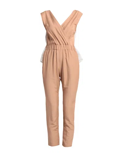 Twenty Easy By Kaos Jumpsuits In Beige