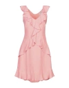 Twenty Easy By Kaos Woman Mini Dress Pink Size 6 Acetate, Silk