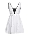 Twenty Easy By Kaos Short Dresses In White