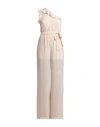 Twenty Easy By Kaos Woman Overalls Blush Size 8 Polyester In Pink