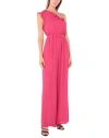 Twenty Easy By Kaos Woman Overalls Fuchsia Size 4 Polyester In Pink