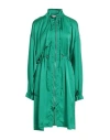 Twenty Easy By Kaos Woman Overcoat Green Size 4 Polyester In Green
