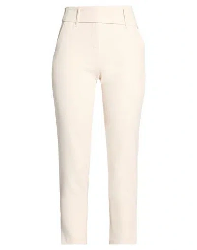 Twenty Easy By Kaos Woman Pants Blush Size 10 Polyester, Elastane In White