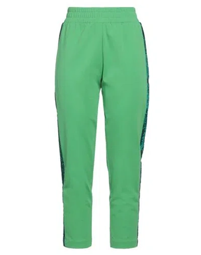Twenty Easy By Kaos Woman Pants Light Green Size 6 Cotton, Polyamide, Elastane