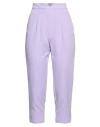 Twenty Easy By Kaos Woman Pants Lilac Size 12 Polyester, Elastane In Purple