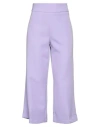 Twenty Easy By Kaos Woman Pants Lilac Size 4 Polyester, Elastane In Purple