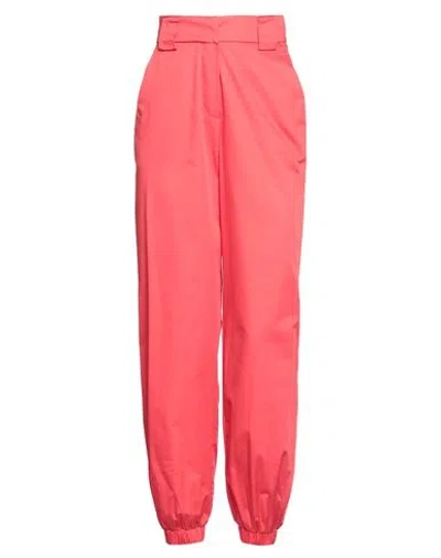 Twenty Easy By Kaos Woman Pants Red Size 8 Cotton