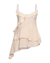 Twenty Easy By Kaos Woman Top Light Pink Size 2 Polyester In Pink