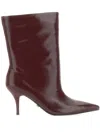 Twenty Four Haitch 80mm Unuk Leather-effect Boots In Brown
