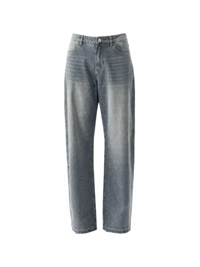 Twenty Four Haitch Belt-loops Jeans In Gray