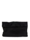 Twenty Four Haitch Black Dunham Clutch In Black