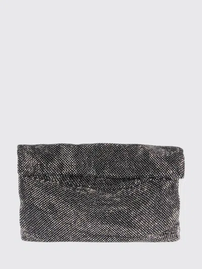 Twenty Four Haitch Clutch Twenty Fourhaitch Woman Color Grey In Silver