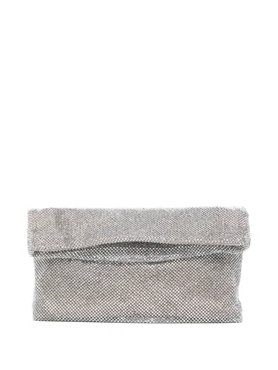 Twenty Four Haitch Dunham Clutch Bag In Neutral
