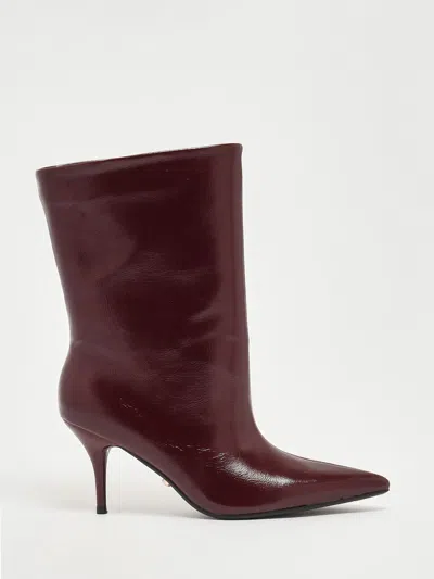 TWENTY FOUR HAITCH BOOTS TWENTY FOURHAITCH WOMAN COLOR PLUM,H71000089