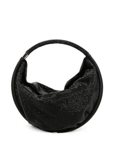 Twenty Four Haitch Gracioneta Crystal-embellished Tote Bag In Black