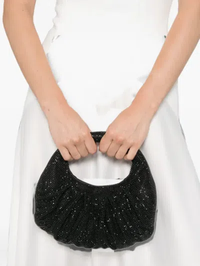 Twenty Four Haitch Joan Crystal-embellished Tote Bag In Black