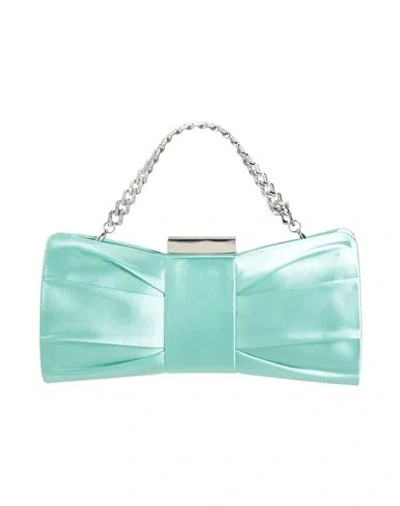 Twenty Four Haitch Leo Woman Handbag Light Green Size - Textile Fibers