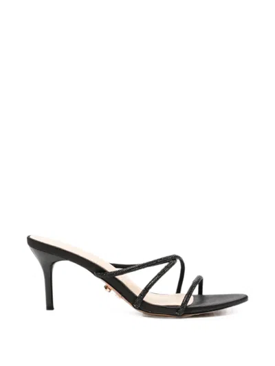 Twenty Four Haitch Lovers Crystal-embellished Sandals In Pattern