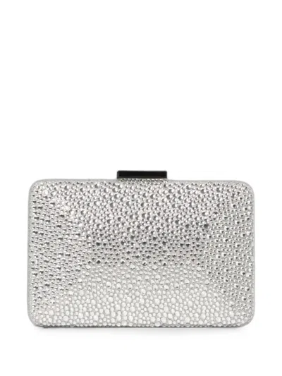 Twenty Four Haitch Niger Clutch Bag In Silver