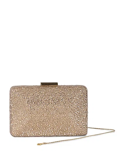 Twenty Four Haitch Niger Embellished Mini Bag In Gold