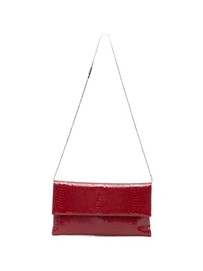 Twenty Four Haitch Nireya Clutch Bag In Red