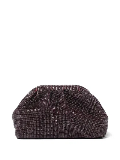 Twenty Four Haitch Petra Clutch Bag In Brown
