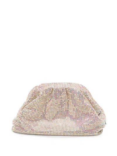 Twenty Four Haitch Petra Crystal-embellished Clutch Bag In Pink