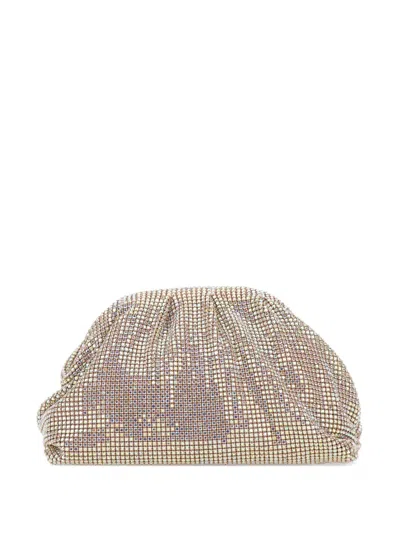 Twenty Four Haitch Petra Crystal-mesh Clutch Bag In Pink