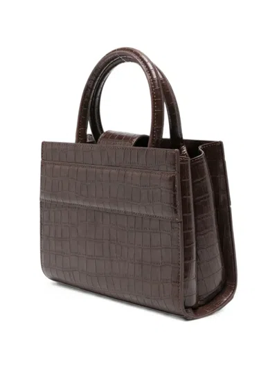 Twenty Four Haitch Serane Crocodile-effect Shoulder Bag In Pattern