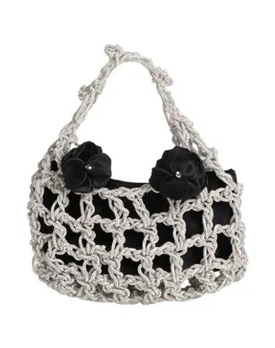 Twenty Four Haitch Woman Handbag Black Size - Textile Fibers
