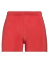 Twenty Four Haitch Woman Shorts & Bermuda Shorts Red Size 6 Polyester, Elastane In Red