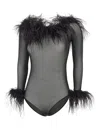 Twenty Four Haitch Zuben Tulle Body In Black