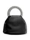 Twenty Four Haitch Crystal-embellished Satin Bag