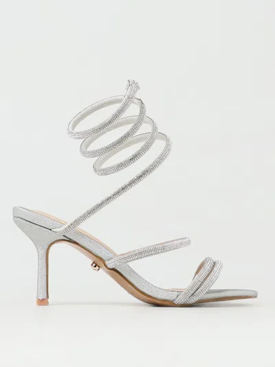 Twenty Fourhaitch Heeled Sandals  Woman Colour Silver