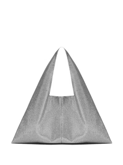 Twenty Fourhaitch Parks Shoulder Bag In Silver