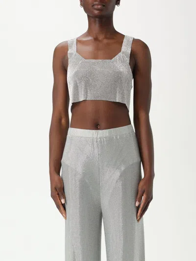Twenty Fourhaitch Top  Woman Color Silver