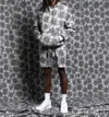 Twenty Montreal Agave Hyper Reality Knit Hoodie In Lavender In Multi