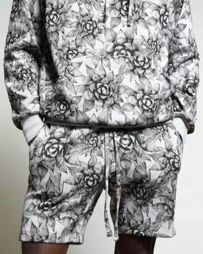 Twenty Montreal Agave Hyper Reality Knit Shorts In Lavender In Gray