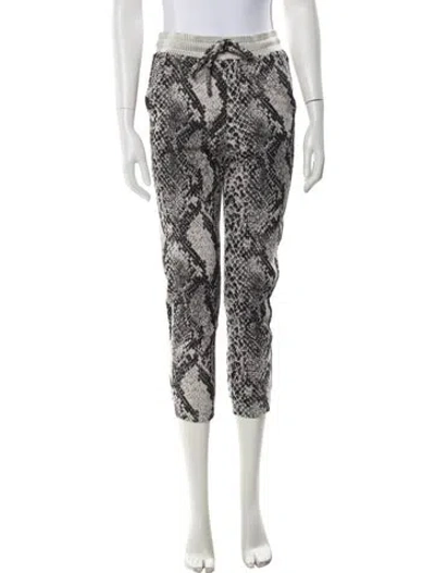 Pre-owned Twenty Montreal Animal Print Sweatpants In Neutral