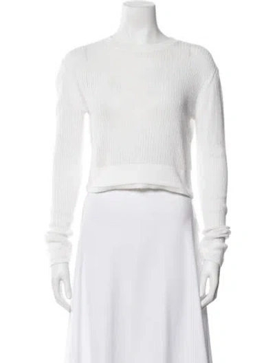 Pre-owned Twenty Montreal Crew Neck Sweater In White