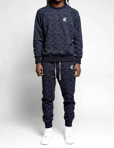 Twenty Montreal Floral 3d Blister Pants In Twilight In Multi