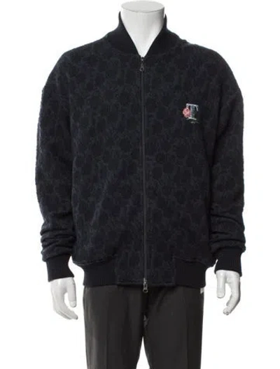 Pre-owned Twenty Montreal Patterned Bomber Jacket In Blue
