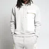 Twenty Montreal Sunnyside Brushed Terry Hoodie In Heather Grey In Grey