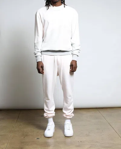 Twenty Montreal Sunnyside Reverse Loop Terry Sweatpants In Rose Quartz In Pink