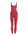 Twenty Montreal Twenty Montréal Woman Jumpsuit Burgundy Size Xs Nylon, Elastane In Red
