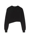 Twenty Montreal Twenty Montréal Woman Sweatshirt Black Size L Polyester, Cotton, Elastane In Black